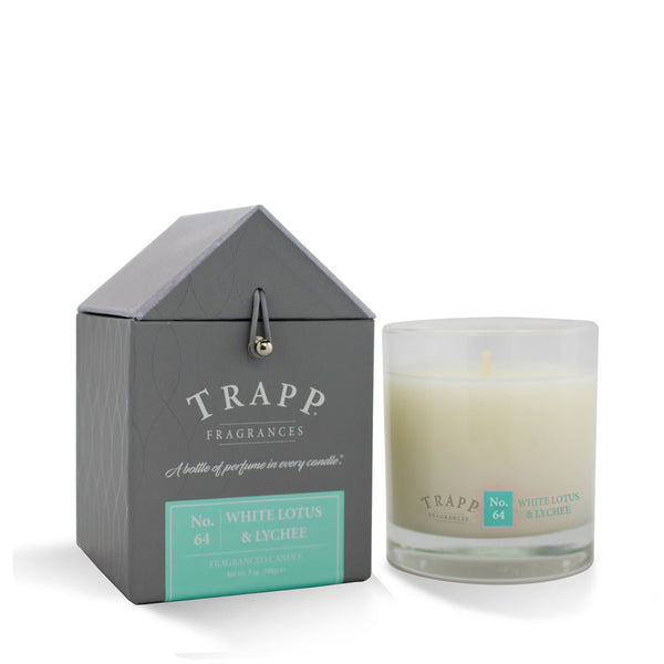No. 64 White Lotus & Lychee Trapp Candle