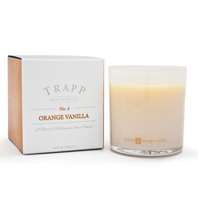 No. 4 Orange Vanilla Trapp Candle