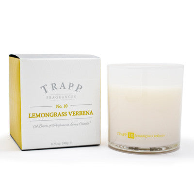 No. 10 Lemongrass Verbena Trapp Candle