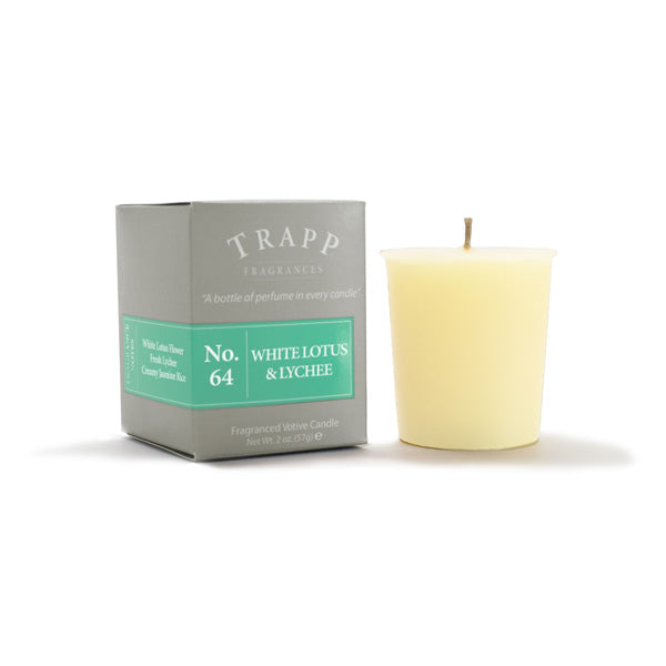 No. 64 White Lotus & Lychee Trapp Candle
